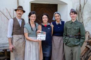 from the left: Marko Mandić, Doroteja Nadrah, Andrina Mračnikar, Edita Malovčić, Oskar Haag